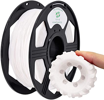 SUNLU ABS 3D Printer Filaments 1.75mm 2.2LBS/1KG with Spool White