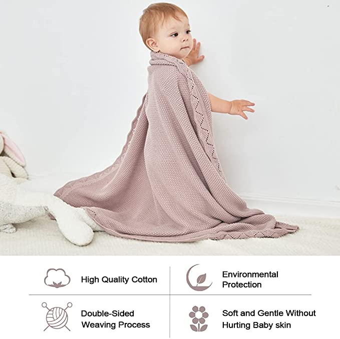 Waffle knit best sale blanket baby