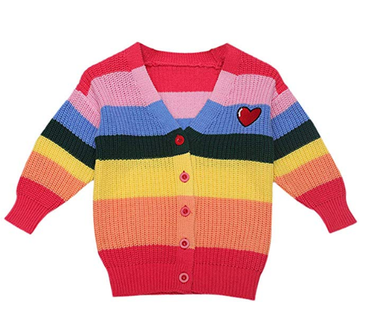 ESTATE ESTATE Cardigan pesante arcobaleno