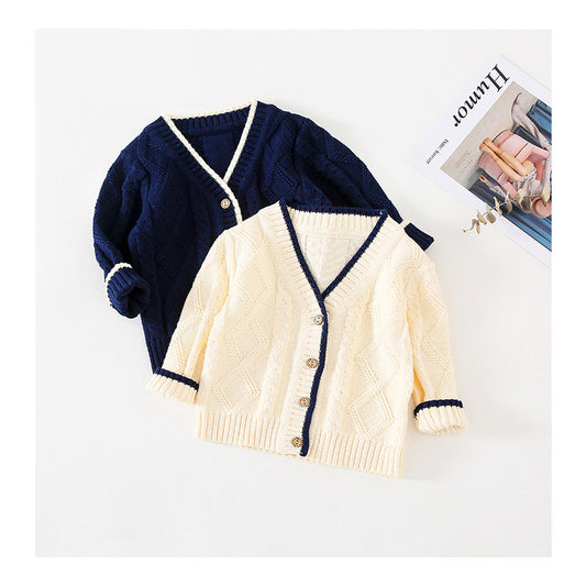 YOYI YOYI Uniforme Maglione Bambini Cardigan