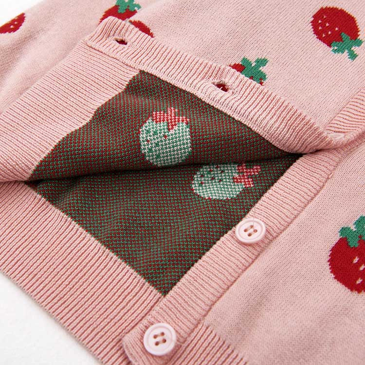 YOYI YOYI Cute Strawberry Knit Sweater