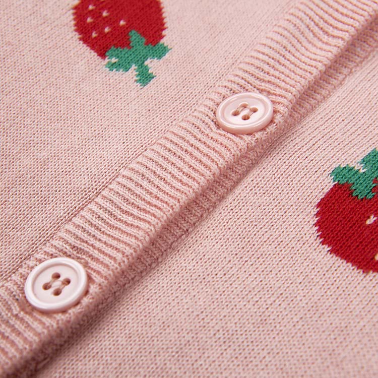 YOYI YOYI Cute Strawberry Knit Sweater