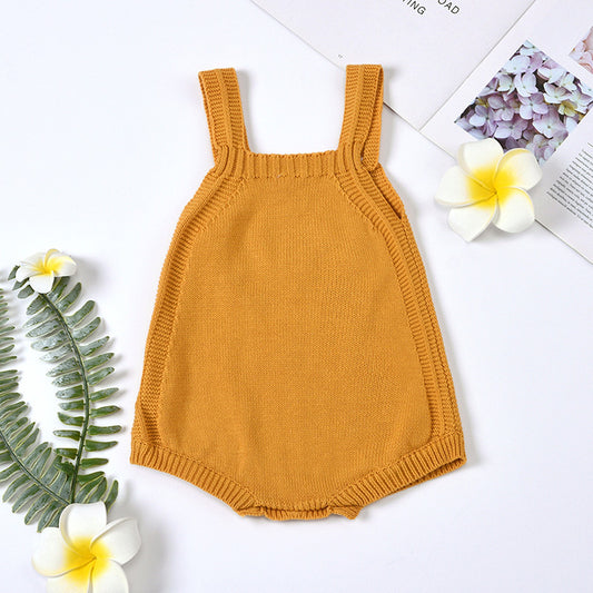 YOYI YOYI Popcorn Knit Romper