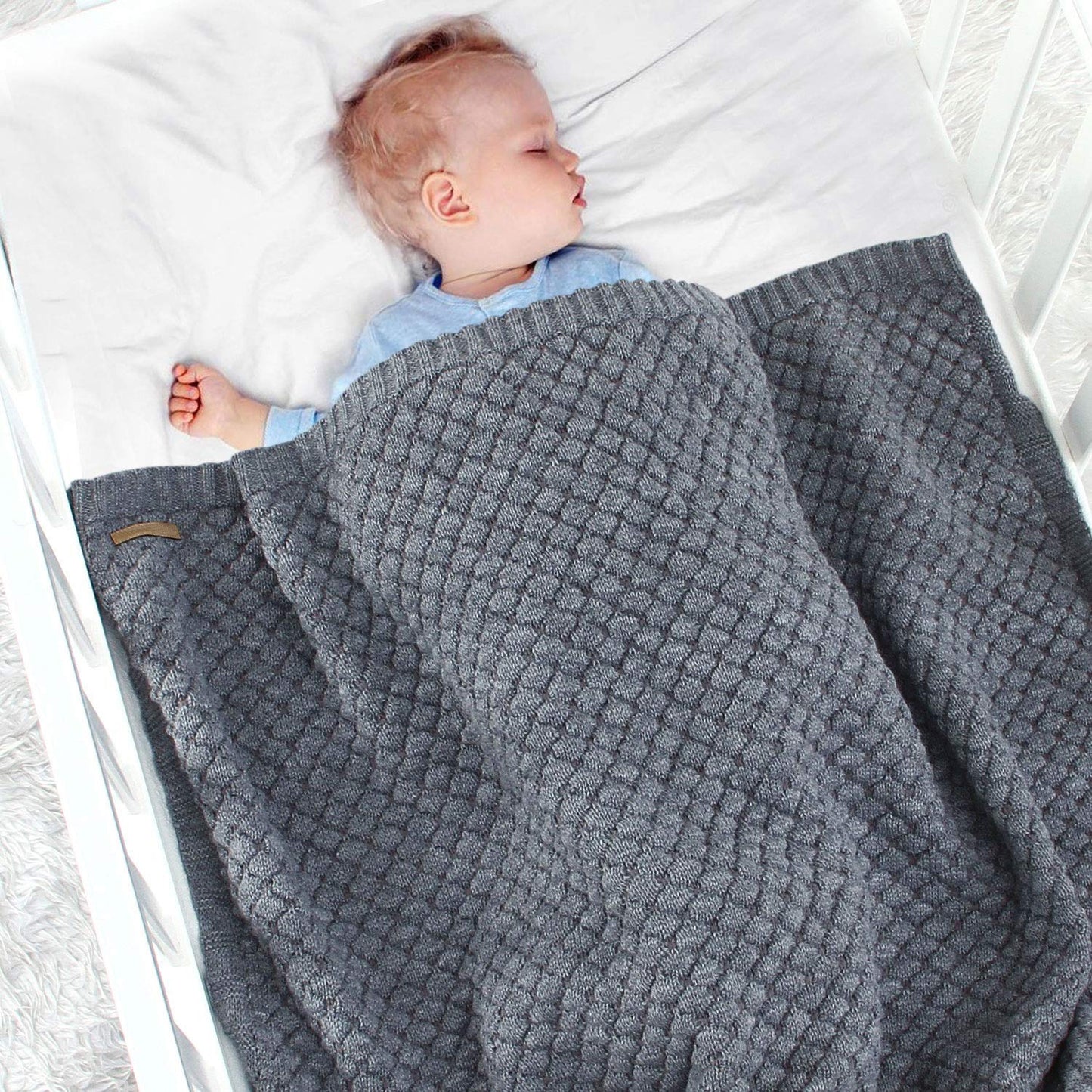 YOYI YOYI Coperta In Maglia Per Neonato