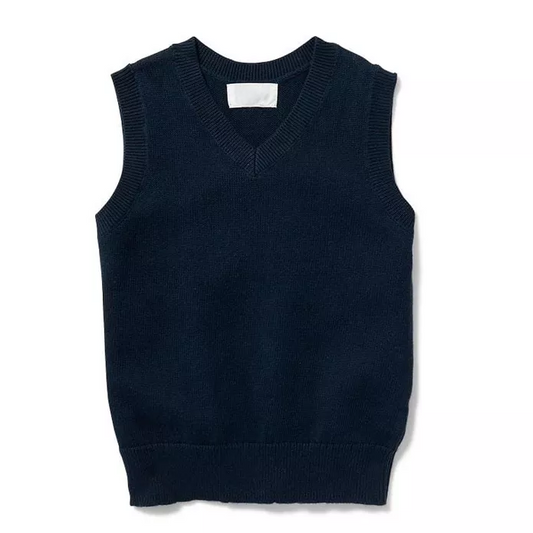 YOYI YOYI Cotton Knit V-neck Sweater